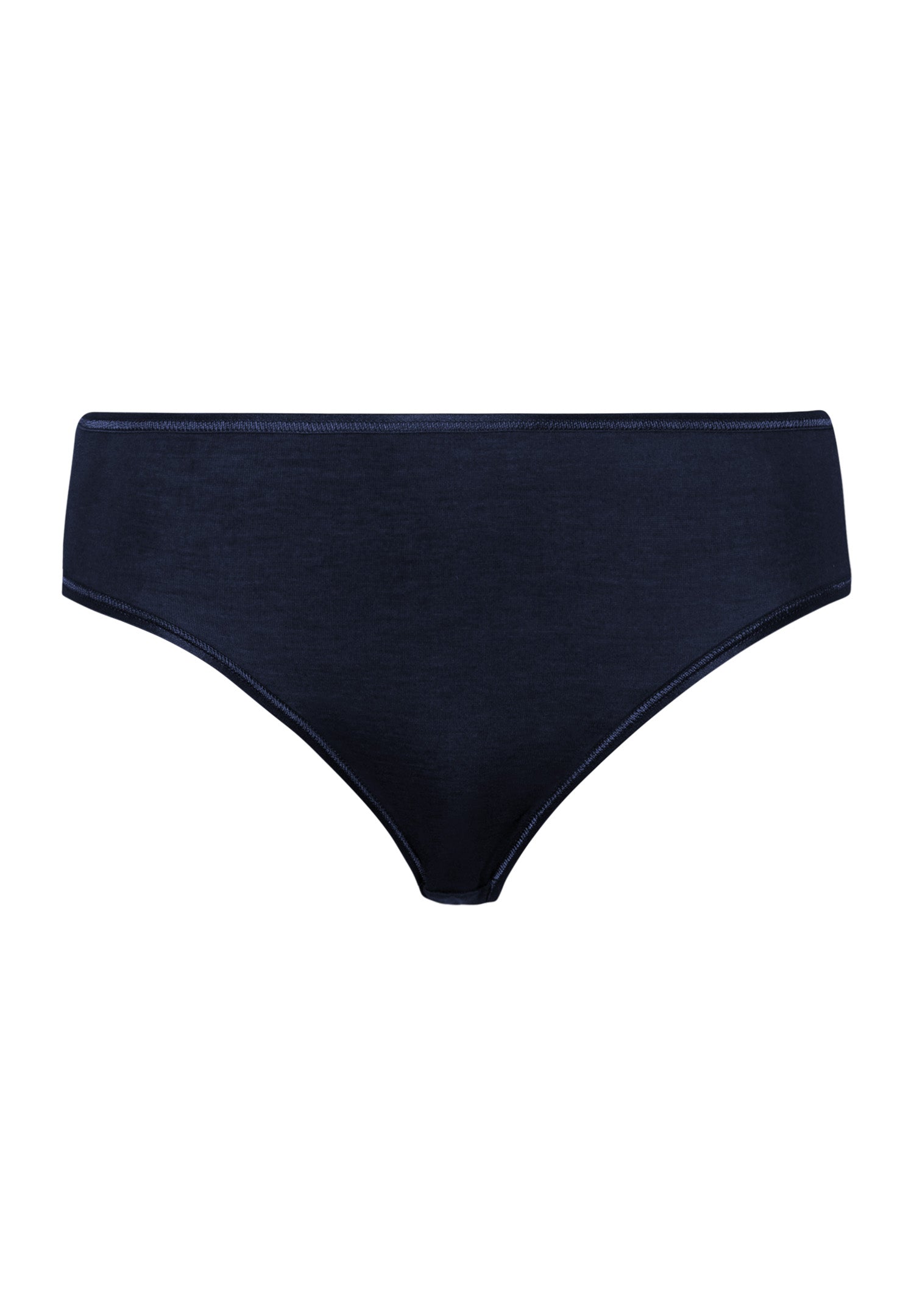 71626 Cotton Seamless Full High Cut Brief - 1610 Deep Navy