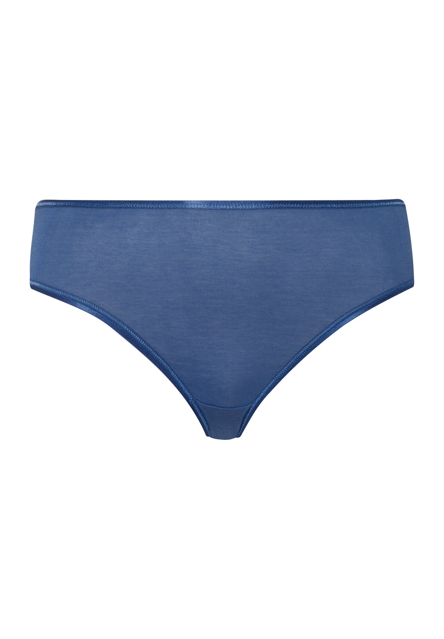 71626 Cotton Seamless Full High Cut Brief - 2604 True Navy