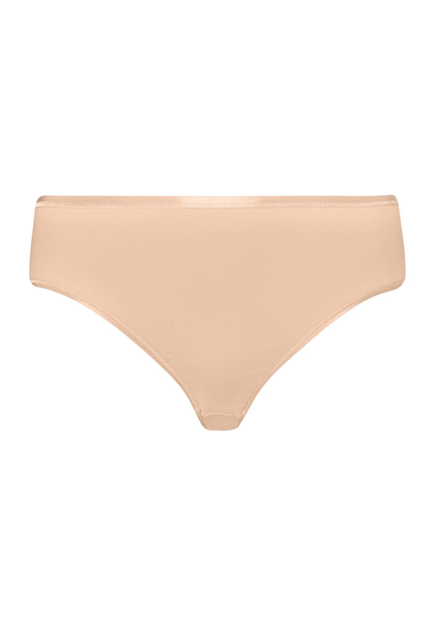 71626 Cotton Seamless Full High Cut Brief - 274 Beige