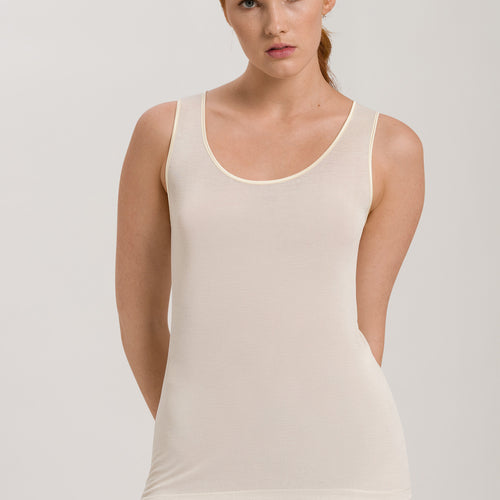 71717 Pure Silk Tank - 116 Pale Cream