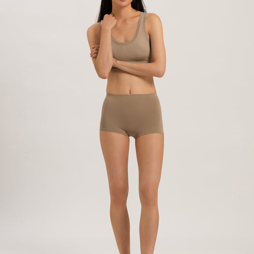 71806 Touch Feeling Crop Top Padded - 2828 Deep Taupe