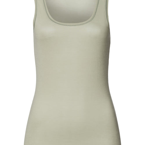 Ultralight Cotton Round Neck Tank Top | Crystal Green 71821-2732