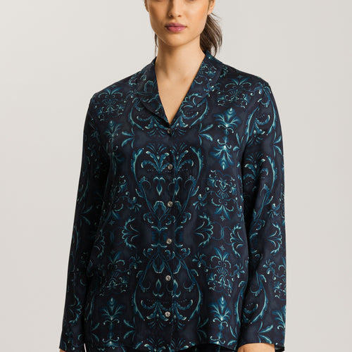 Marlene Long Sleeve Pajama Set | Glowing Damask 72415-2163