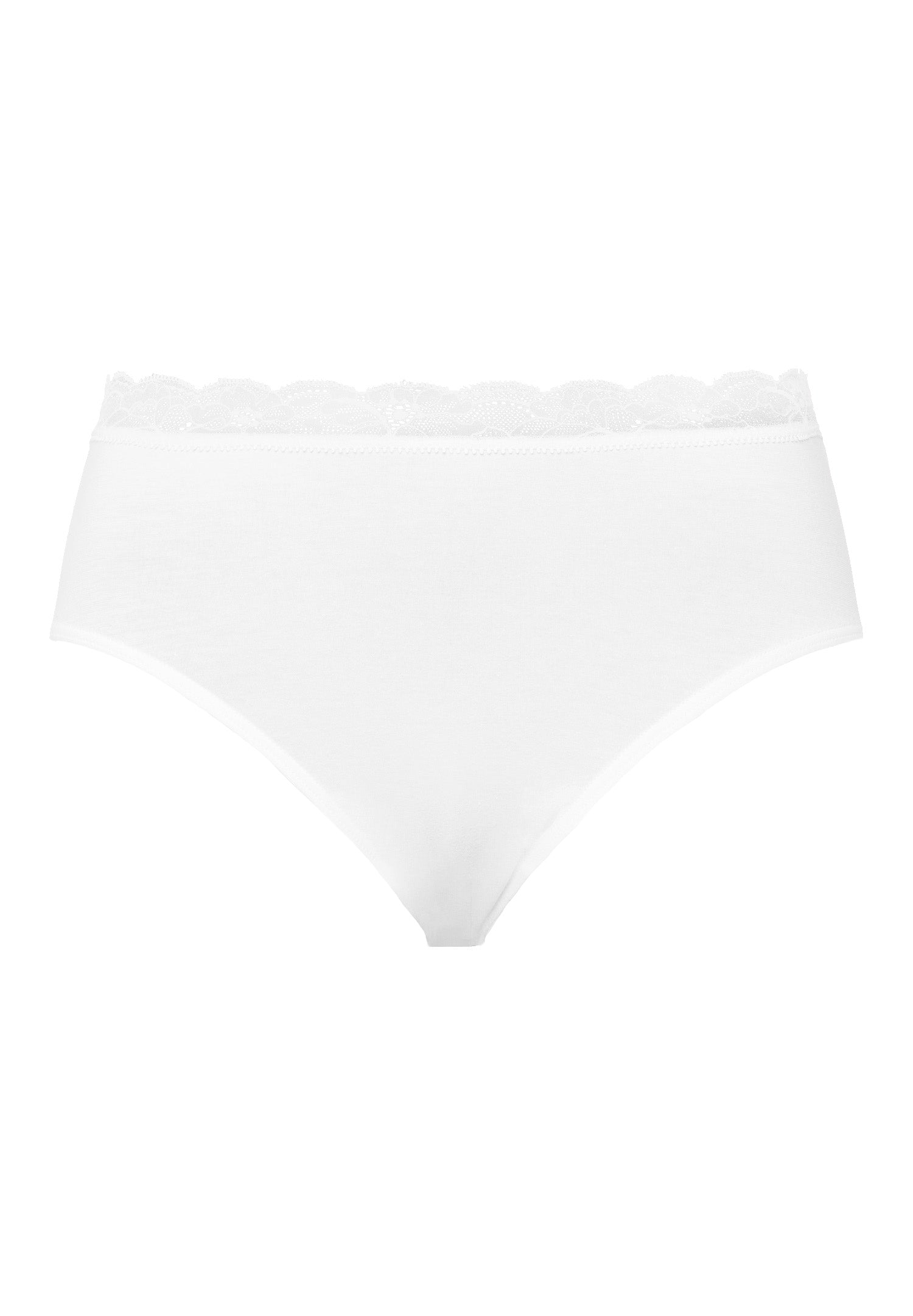 72436 Cotton Lace Full Brief - 101 White