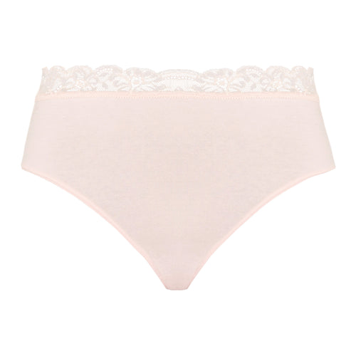 72436 Cotton Lace Full Brief - 1381 Powder