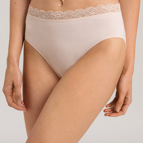 72436 Cotton Lace Full Brief - 1381 Powder