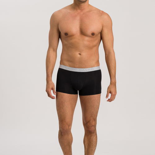 73078 Cotton Essentials Boxer Briefs 2-Pack - 019 Black