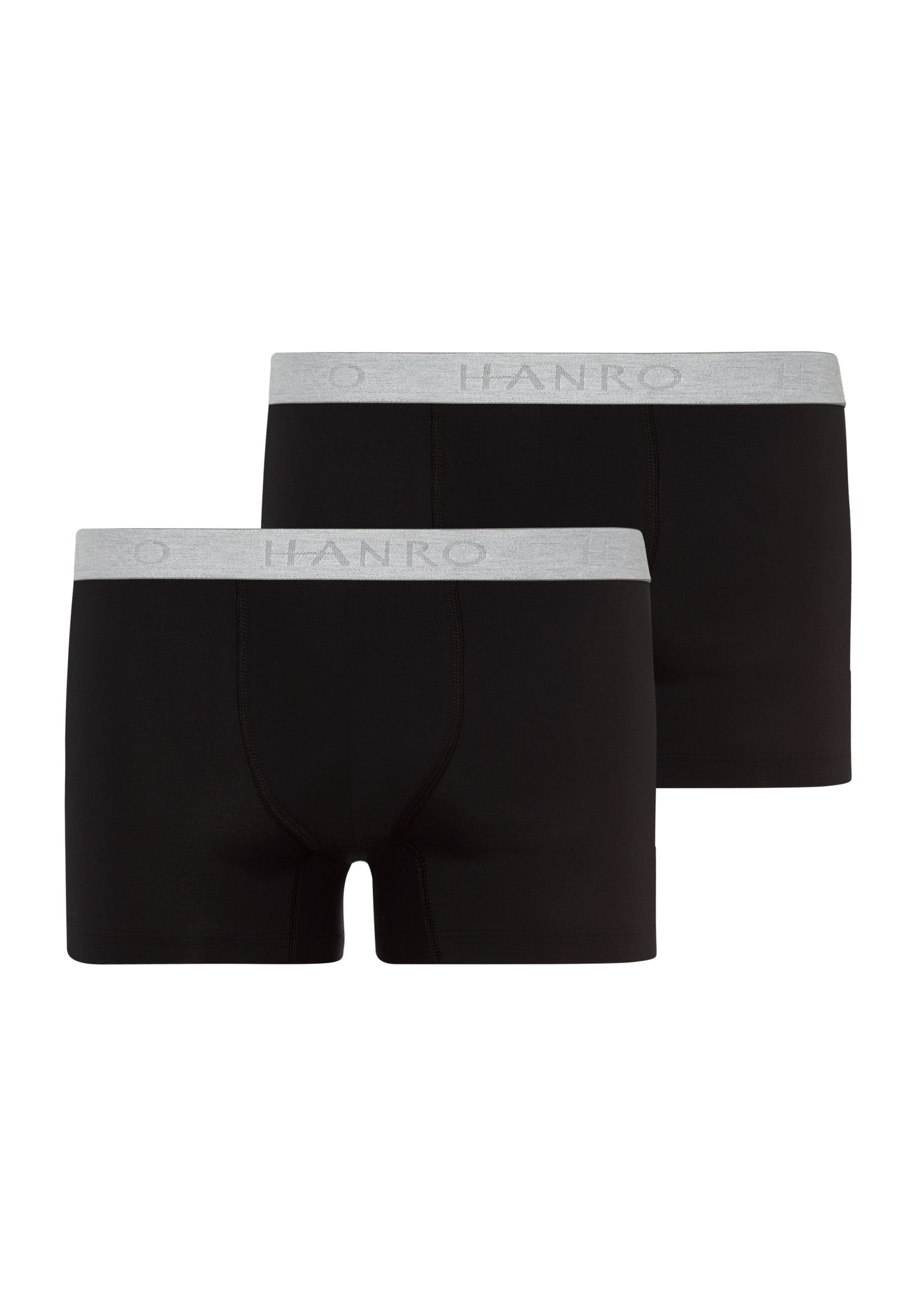 73078 Cotton Essentials Boxer Briefs 2-Pack - 019 Black