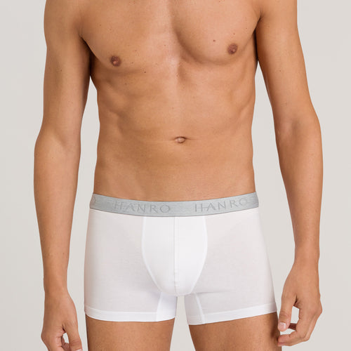 73078 Cotton Essentials Boxer Briefs 2-Pack - 101 White