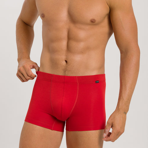 73079 Cotton Essentials 2 Pack Boxer Brief With Covered Waistband - 2896 Deep Navy/ Bright Red