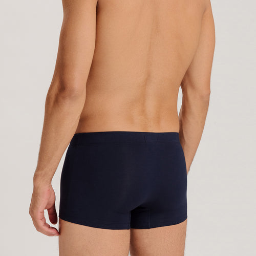 Cotton Essentials 2 Pack Boxer Brief With Covered Waistband | Deep Navy/Sea Breeze 73079-3021