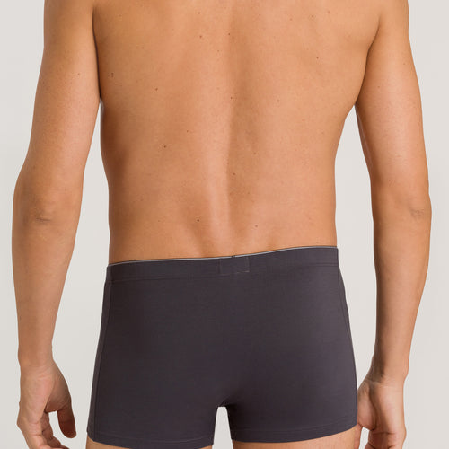 73086 Cotton Superior Boxer Brief - 162 Coal Grey