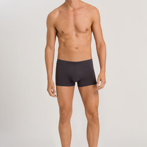 73086 Cotton Superior Boxer Brief - 162 Coal Grey