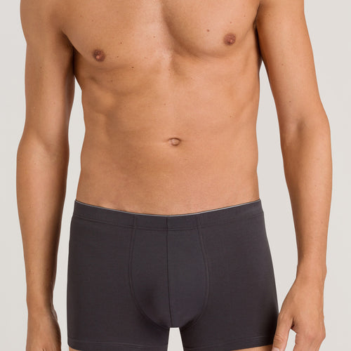 73086 Cotton Superior Boxer Brief - 162 Coal Grey