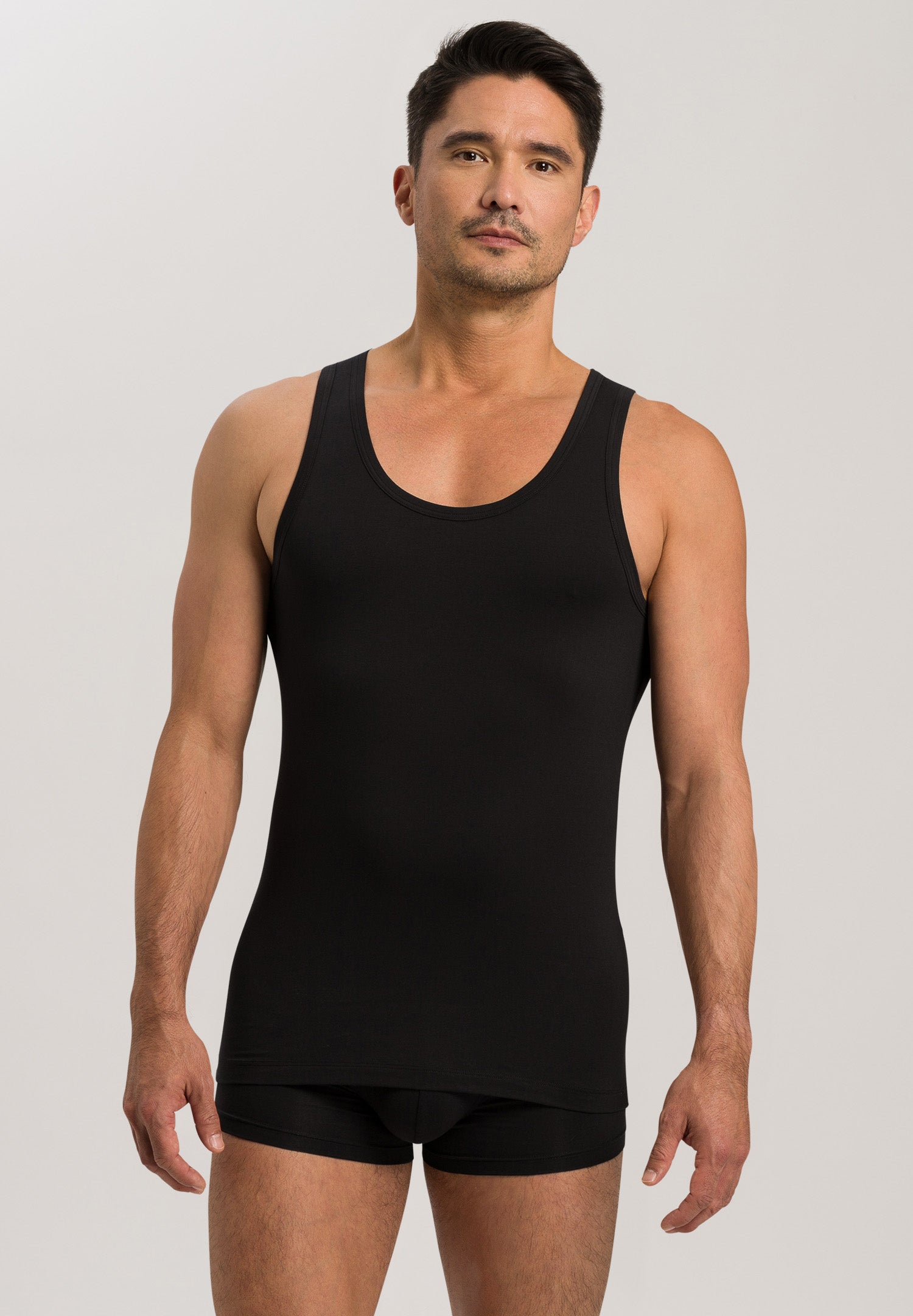 73087 Cotton Superior Tank Top - 199 Black