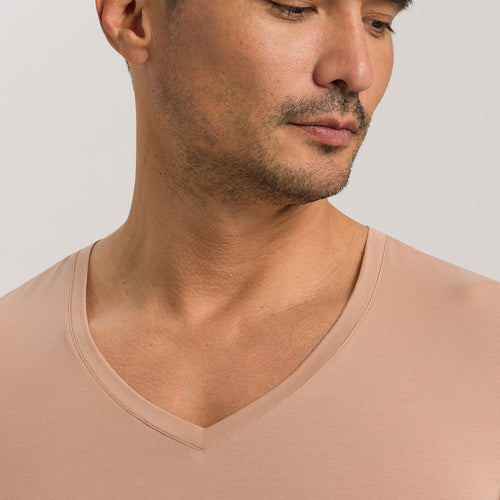 73089 Cotton Superior V-Neck Shirt - 1216 Neutral