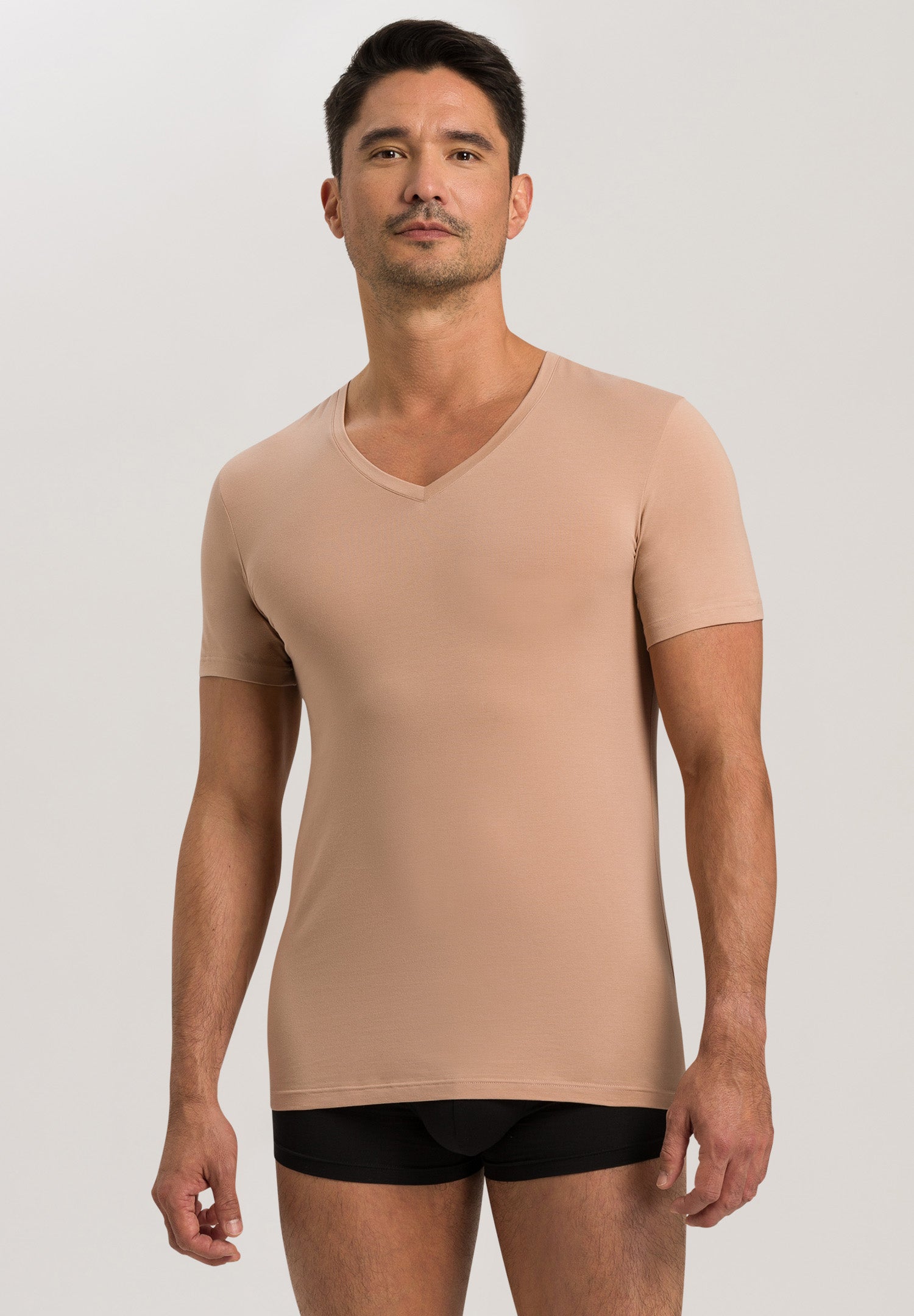 73089 Cotton Superior V-Neck Shirt - 1216 Neutral