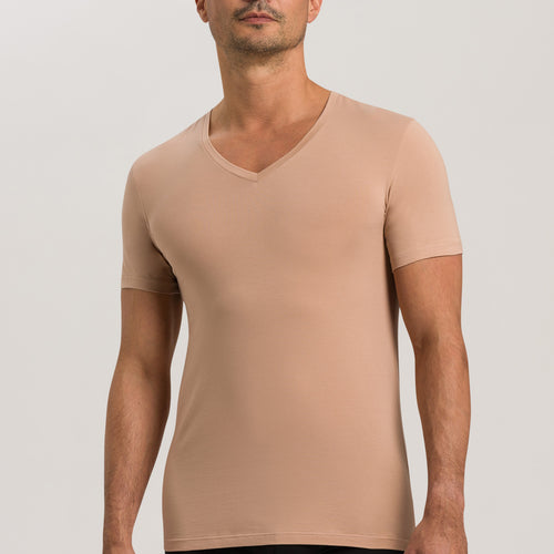 73089 Cotton Superior V-Neck Shirt - 1216 Neutral