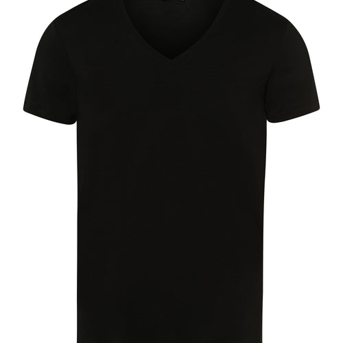 73089 Cotton Superior V-Neck Shirt - 199 Black