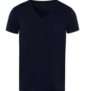 73089 Cotton Superior V-Neck Shirt - 593 Midnight Navy