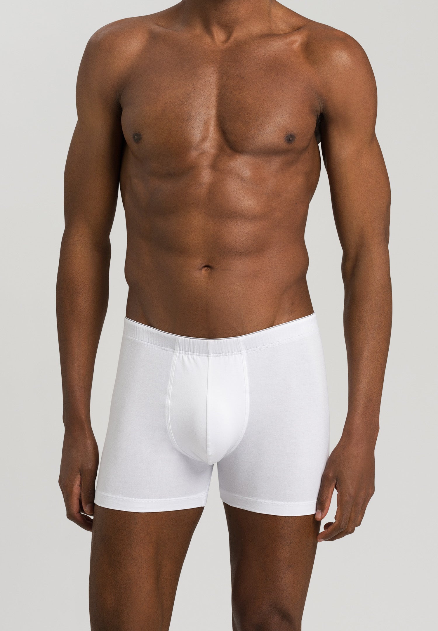 73090 Cotton Superior Long Leg Boxer Brief - 101 White