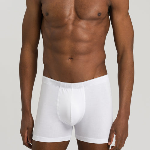 73090 Cotton Superior Long Leg Boxer Brief - 101 White