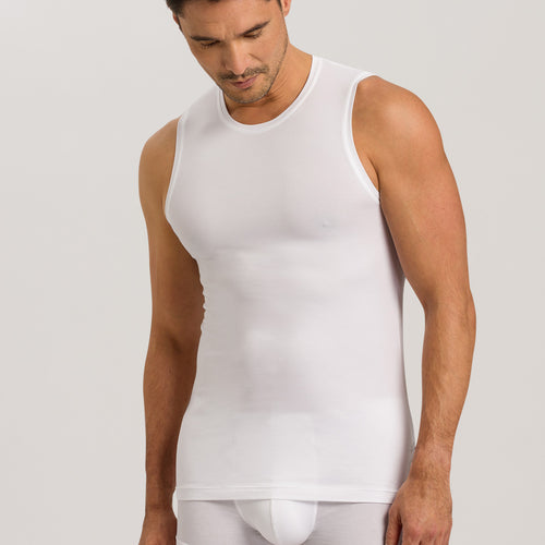 Cotton Superior Cotton Tank Top | White 73098-101