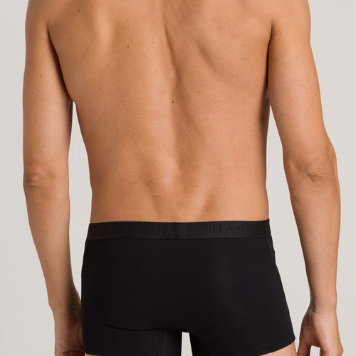 73102 Cotton Essentials Boxer Briefs - 0900 All Black