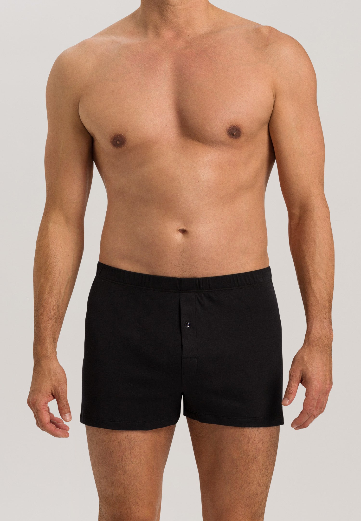 73172 Sea Island Cotton Boxer - 019 Black