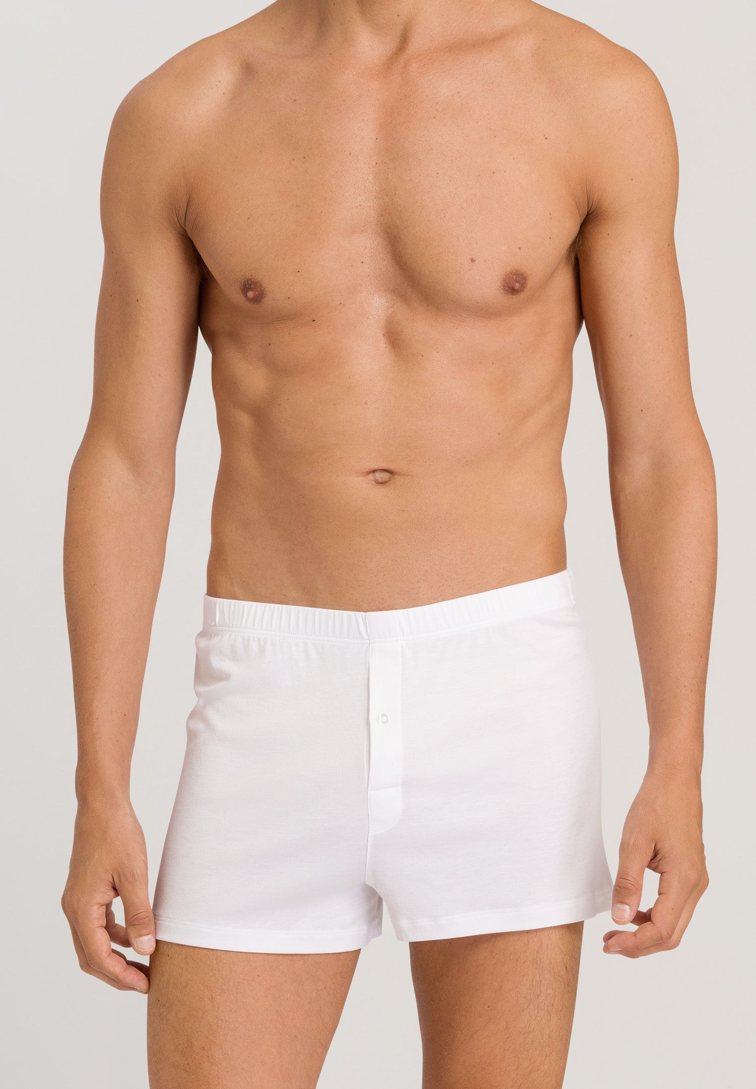 73172 Sea Island Cotton Boxer - 101 White