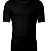 Sea Island Cotton Cotton Crew Neck T-Shirt | Black 73174-019