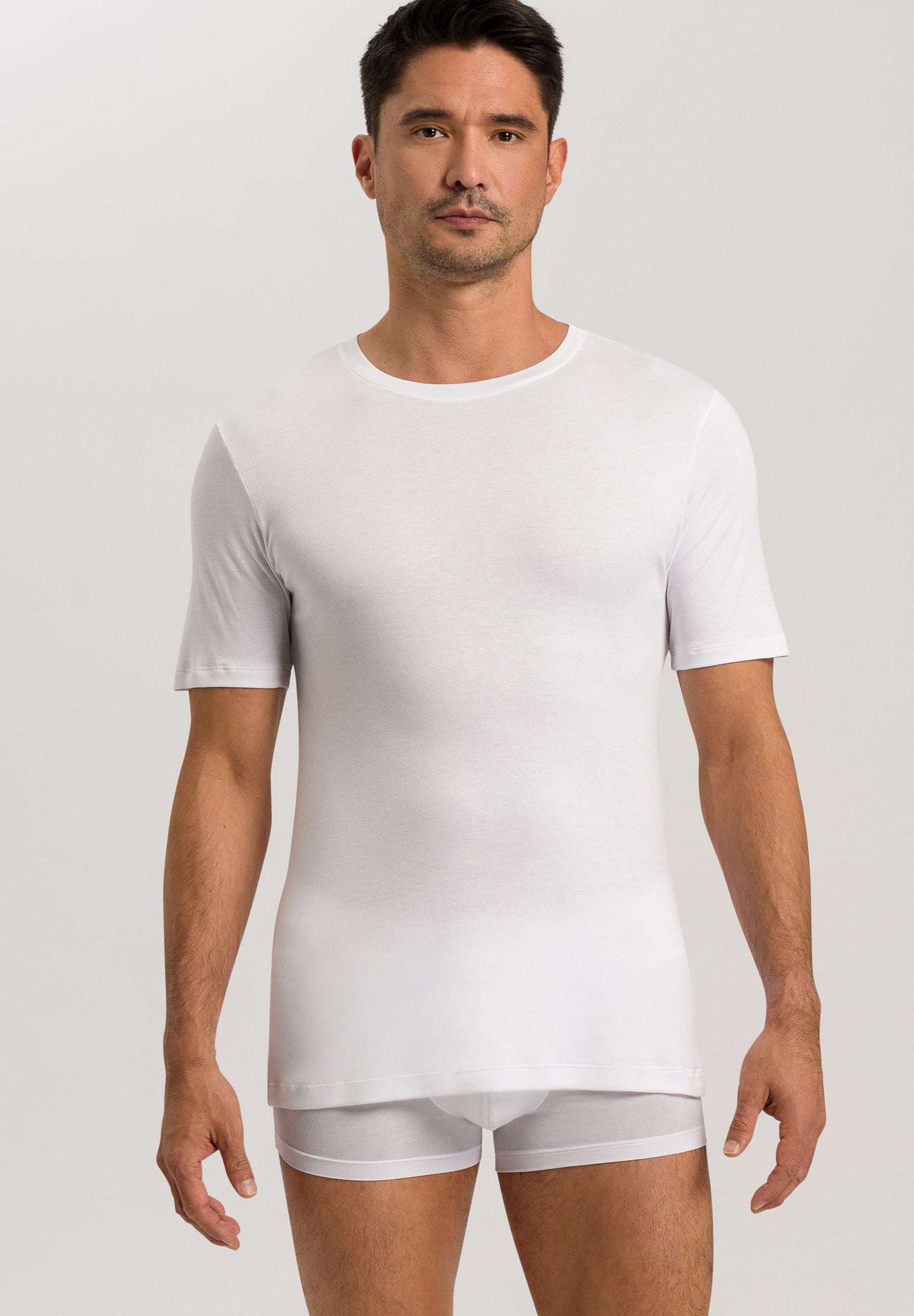 73174 Sea Island Cotton Short Sleeve Crew-Neck - 101 White