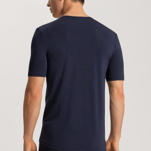 73185 Natural Function Short Sleeve V-Neck Shirt - 1610 Deep Navy