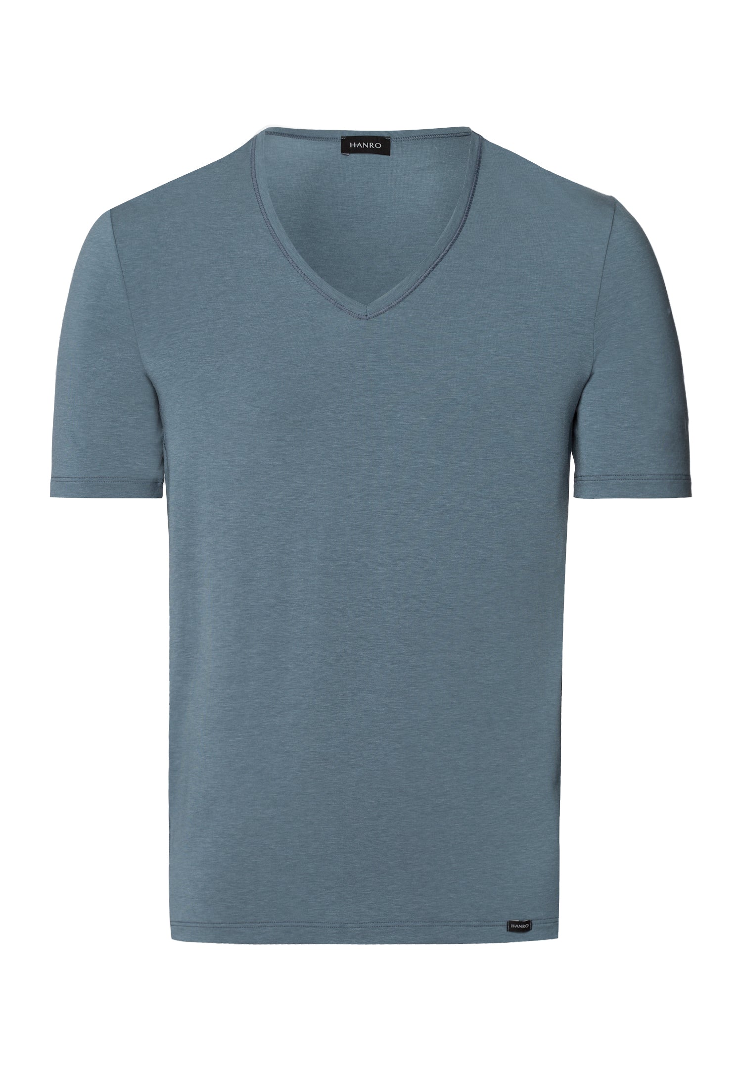 Natural Function V-Neck Tencel Fitted T-Shirt | Black Clay 73185-2584