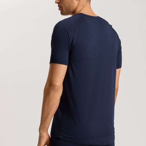 73213 Pierre Short Sleeve Shirt V-Neck - 1610 Deep Navy