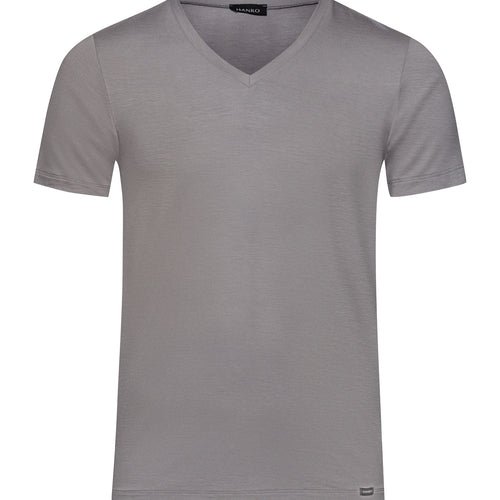 73229 Harry Short Sleeve Shirt V-Neck - 2686 Nordic Grey