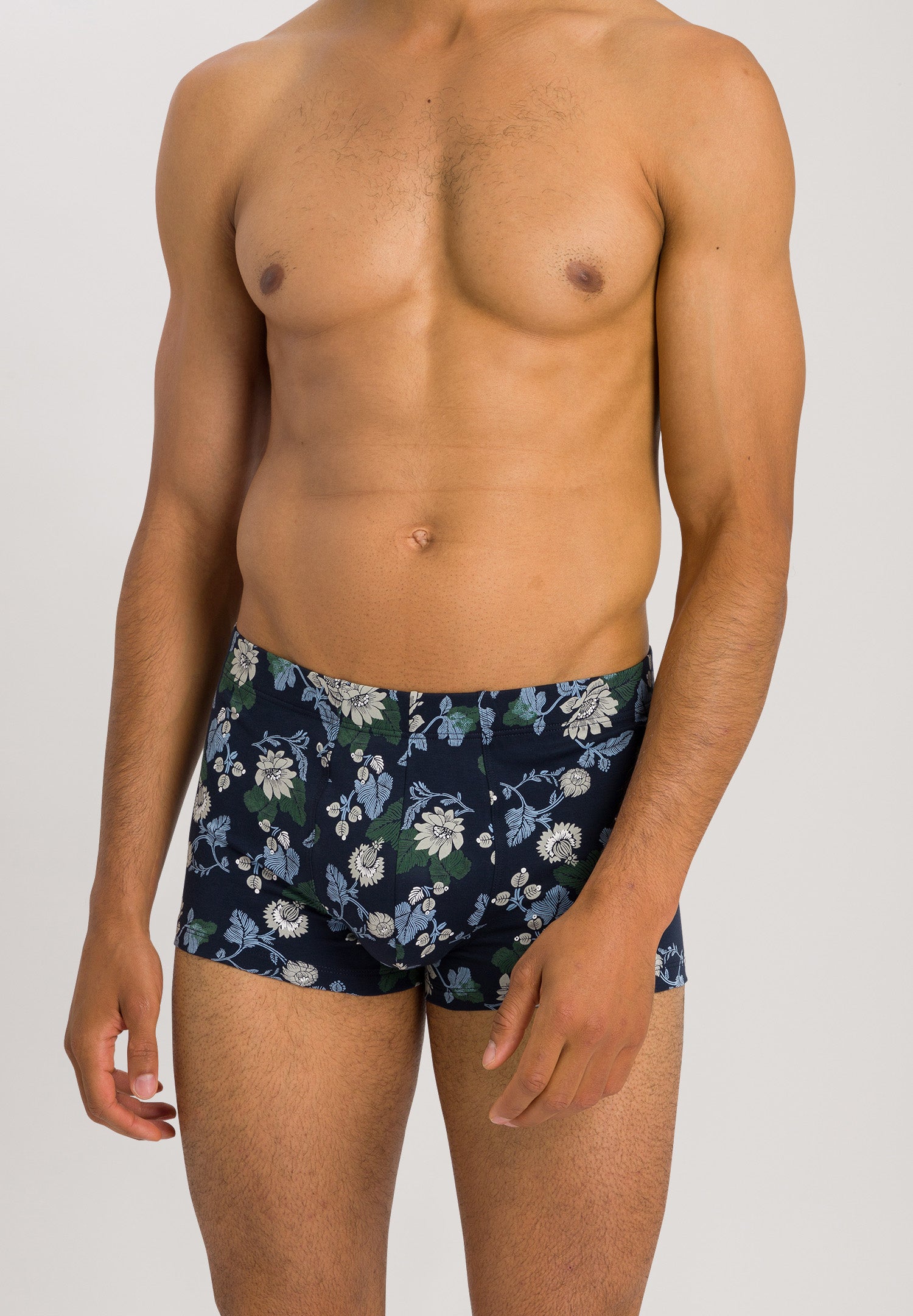 Fancy Jersey Boxer Briefs | Fine Lined Print 73289-1251