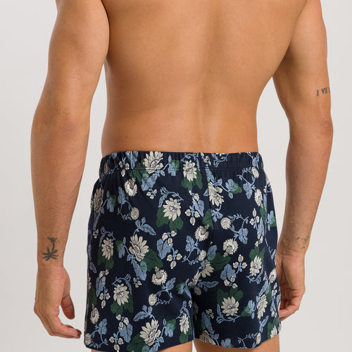 73290 Fancy Jersey KNIT BOXERS - 1251 Fine Lined Print