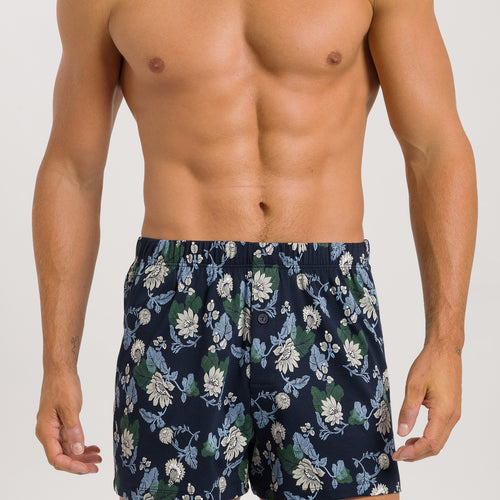 73290 Fancy Jersey KNIT BOXERS - 1251 Fine Lined Print