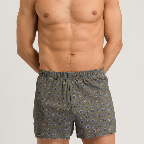 73290 Fancy Jersey KNIT BOXERS - 2396 Antique Minimal