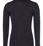 73403 Woolen Silk Turtleneck Shirt - 176 Anthrazit