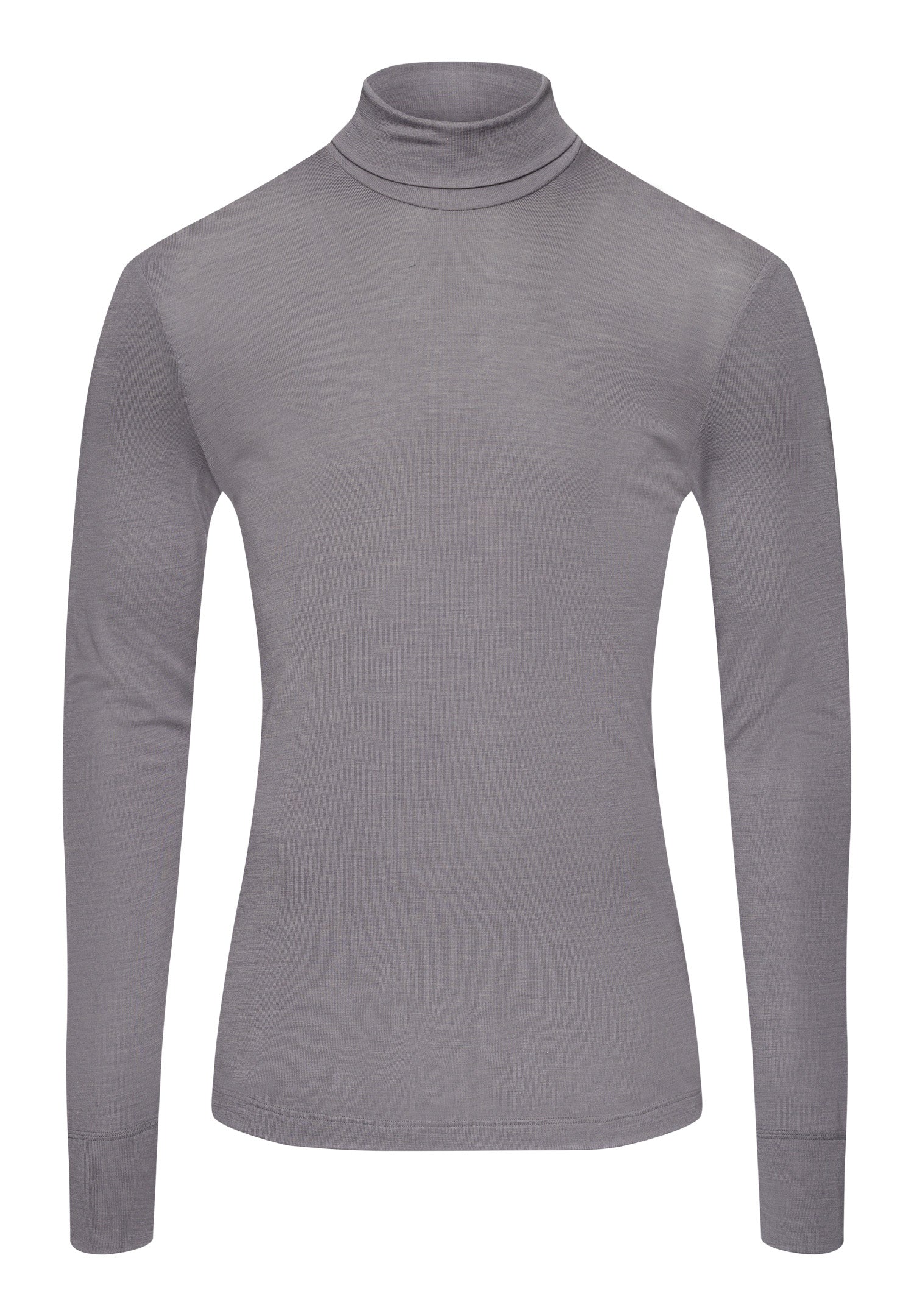 73403 Woolen Silk M Turtleneck Shirt - 2686 Nordic Grey