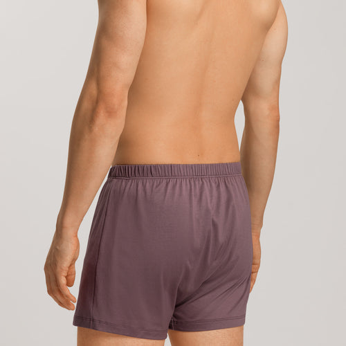 73505 Cotton Sporty Knit Boxer With Button Fly - 2770 Smokey Plum