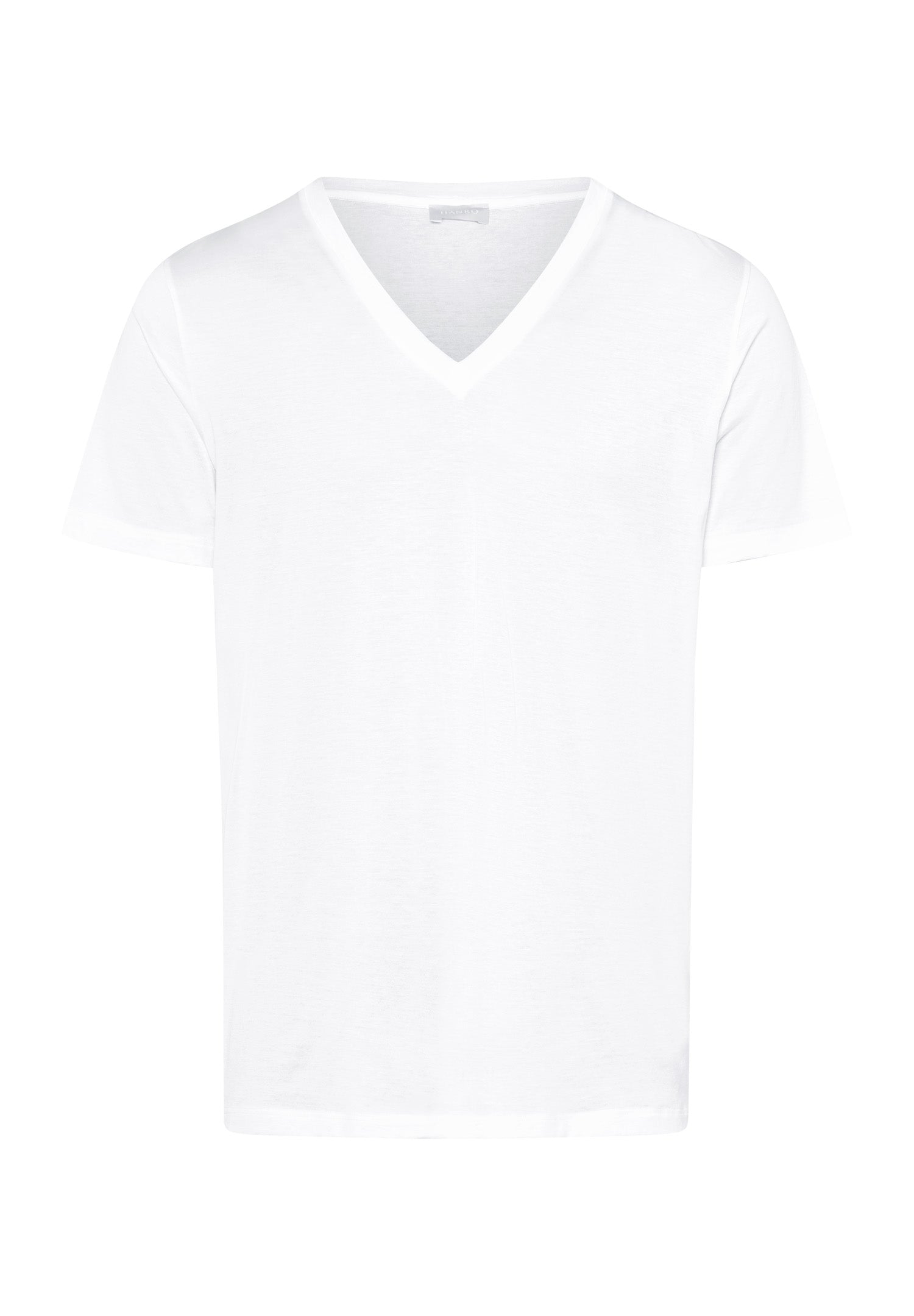 73510 Cotton Sporty V-Neck T-Shirt - 101 White