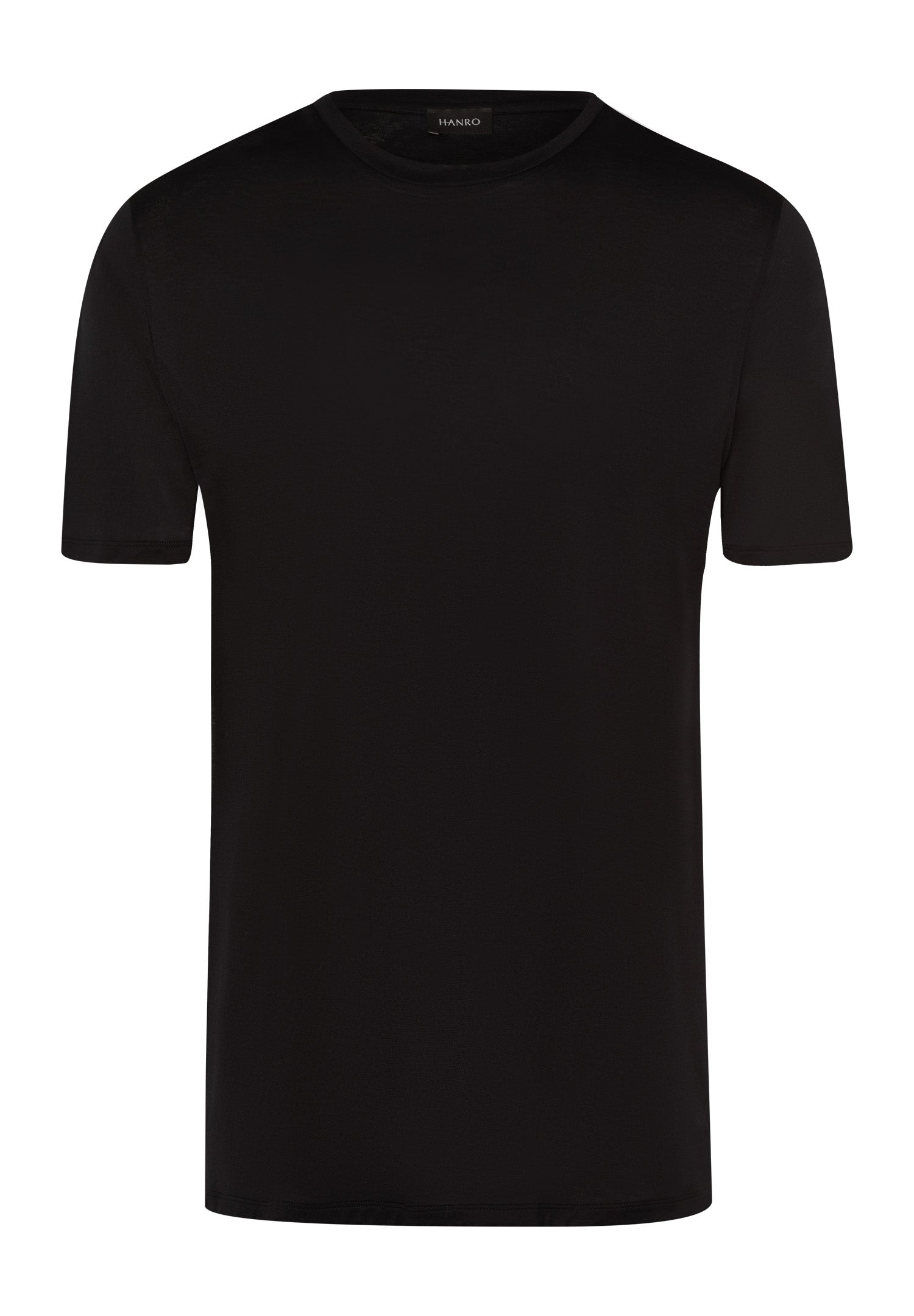 73511 Cotton Sporty Crewneck T-Shirt - 199 Black