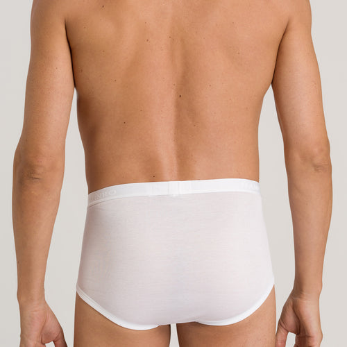 73630 Cotton Pure Full Brief With Fly - 101 White