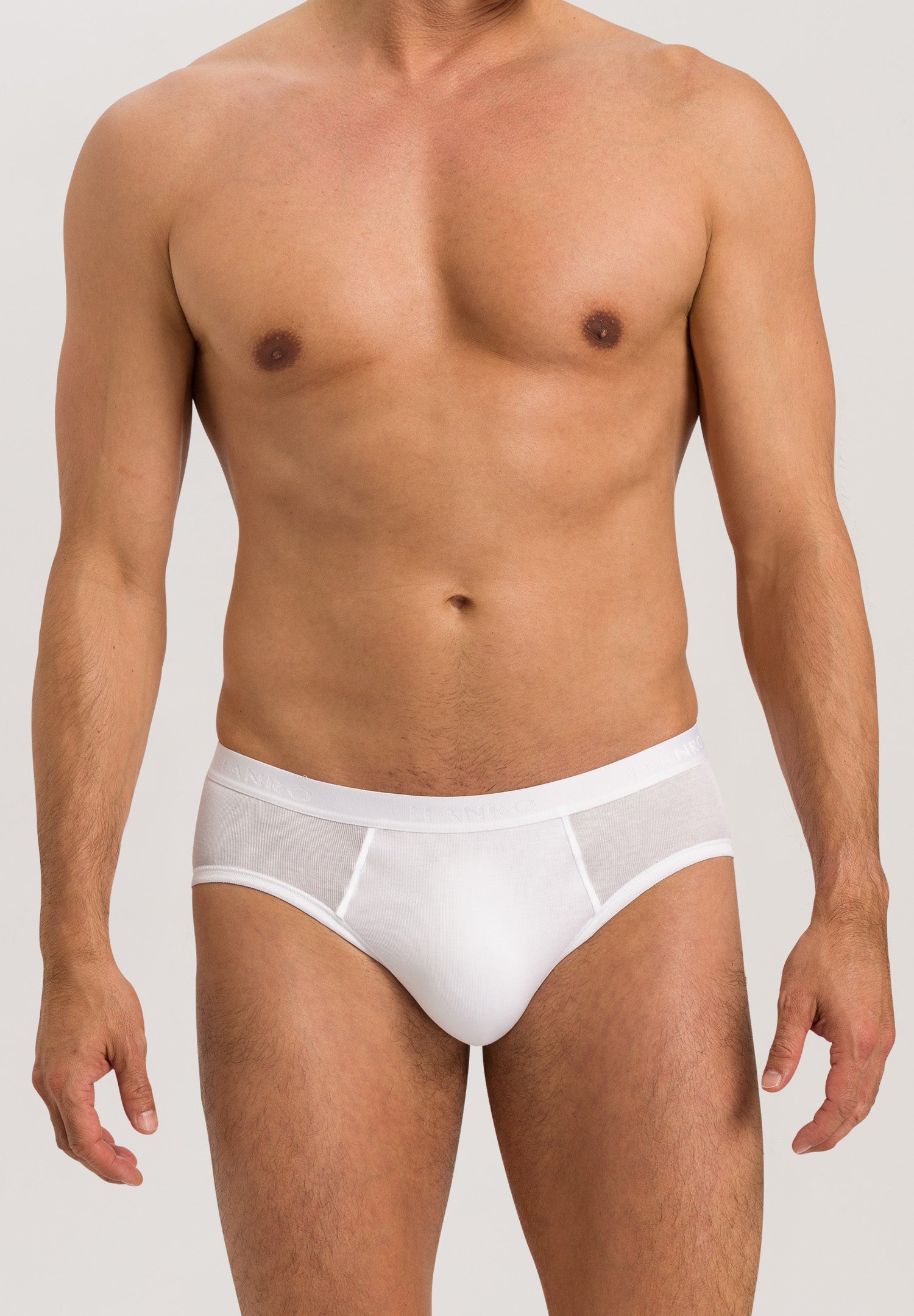 73633 Cotton Pure High Leg Brief - 101 White