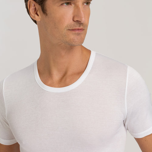 73663 Cotton Pure Crewneck T-Shirt - 101 White