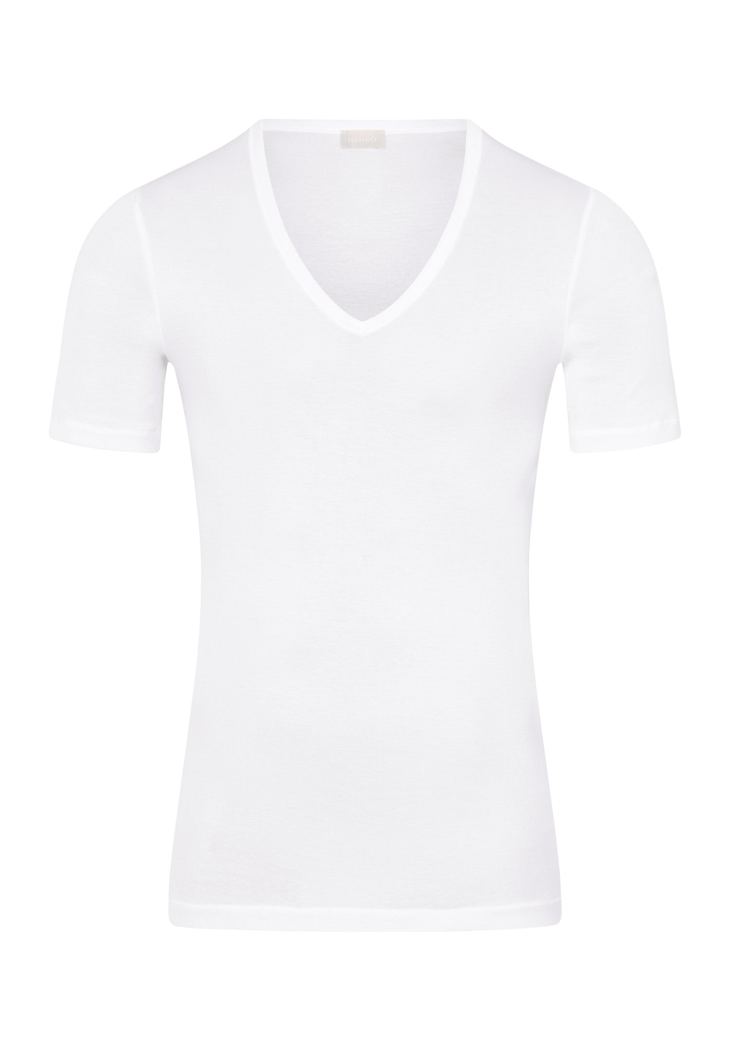 73665 Cotton Pure V-Neck T-Shirt - 101 White