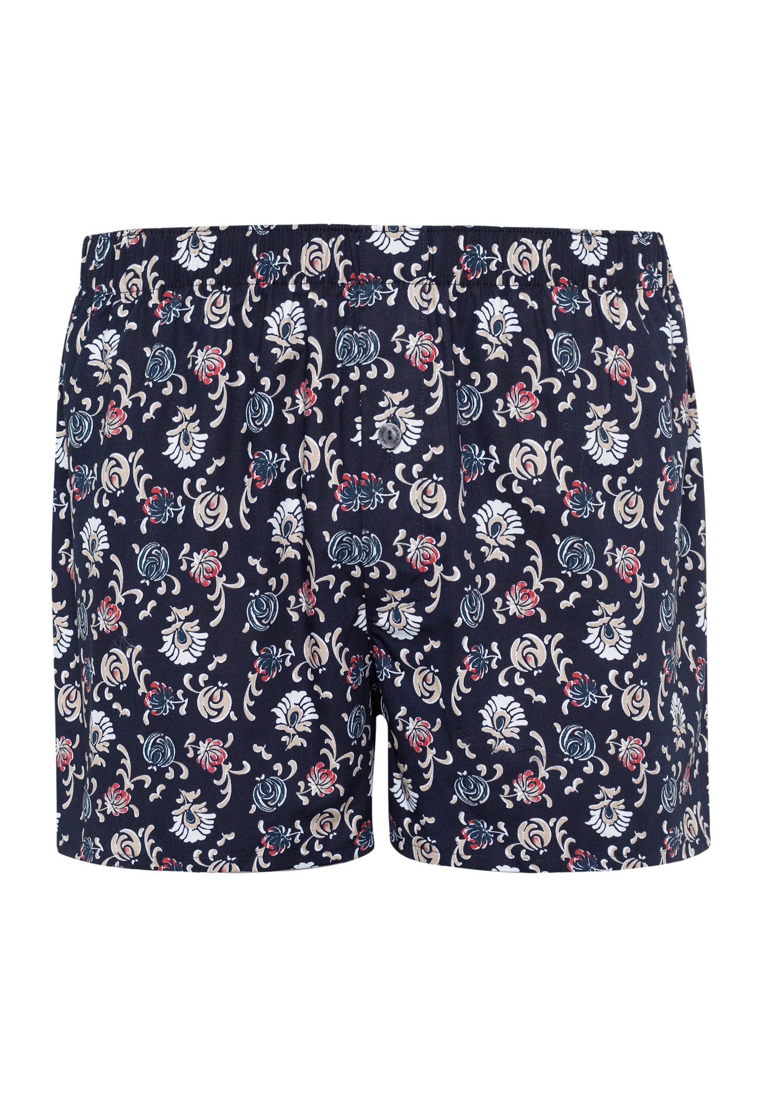 74013 Fancy Woven Boxer - 1248 Navy Botany Print